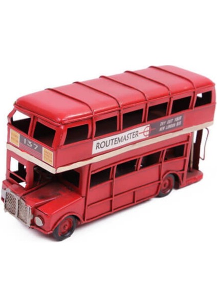Dekoratif Metal Londra Şehir Otobüsü 17 cm fiyatları