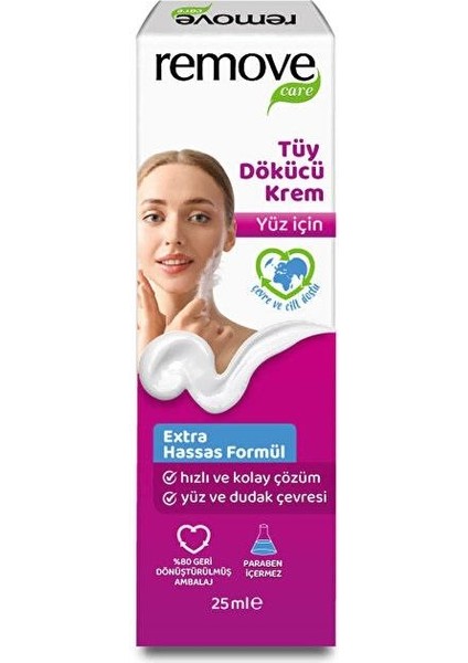 Yüz Için Tüy Dökücü Krem 25 ml