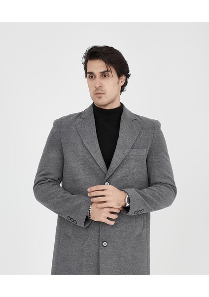 Dostumgiyim Erkek Gömlek Yaka Palto Kaban Siyah Baba Klasik fiyatları