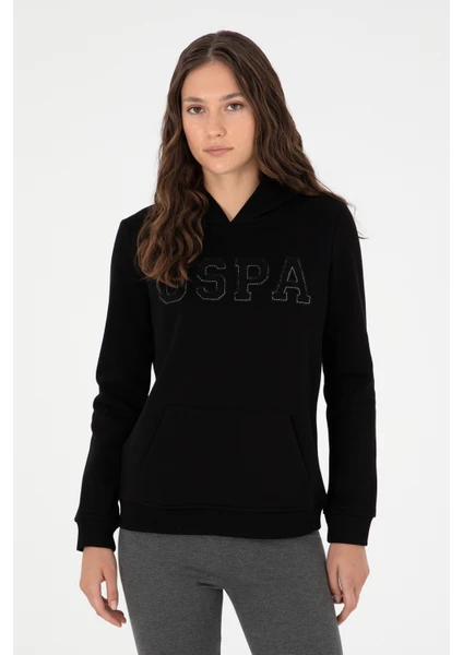 U.S. Polo Assn.  Kadın Siyah Sweatshirt 50296931-VR046