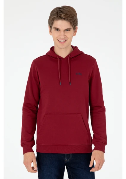 U.S. Polo Assn. Erkek Bordo Sweatshirt 50295176-VR014