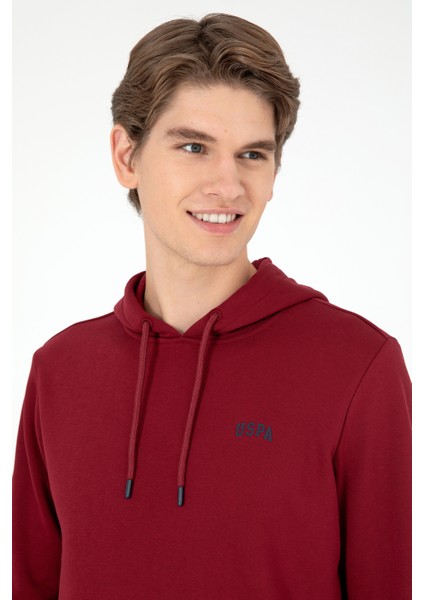 U.S. Polo Assn. Erkek Bordo Sweatshirt 50295176-VR014