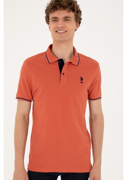 U.S. Polo Assn. Erkek Pudra Tişört Basic 50284631-Vr042