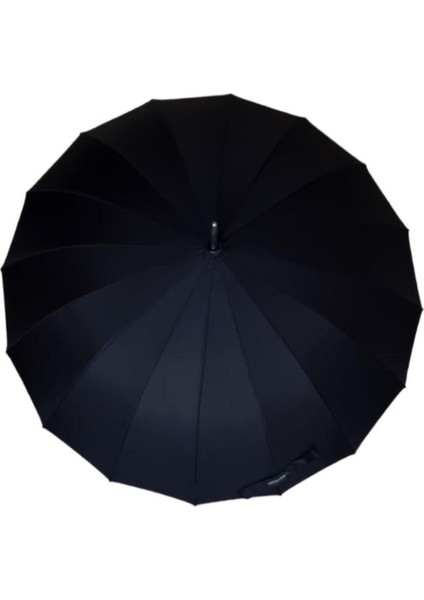 Tekno Trust Snotline-April Erkek Baston Şemsiye Ahşap Sap Siyah Renk indirimleri