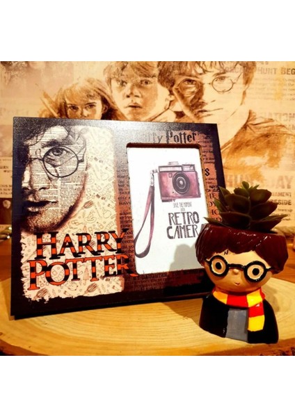 Harry Potter Skulent Saksı Biblo ve Çerçeve Arkadaşa Hediye