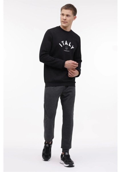 A10189920508010 ml Robert 16ITLY72 4pr Sıyah Erkek Orme Sweatshırt modelleri