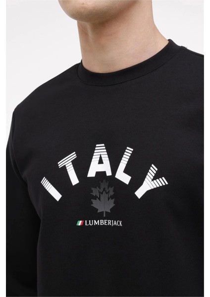 A10189920508010 ml Robert 16ITLY72 4pr Sıyah Erkek Orme Sweatshırt fırsatları