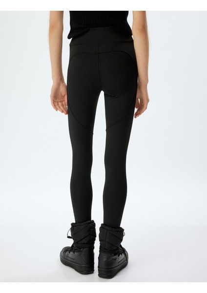 Spor Tayt Normal Bel Dikiş Detaylı Skinny Fit fırsatları