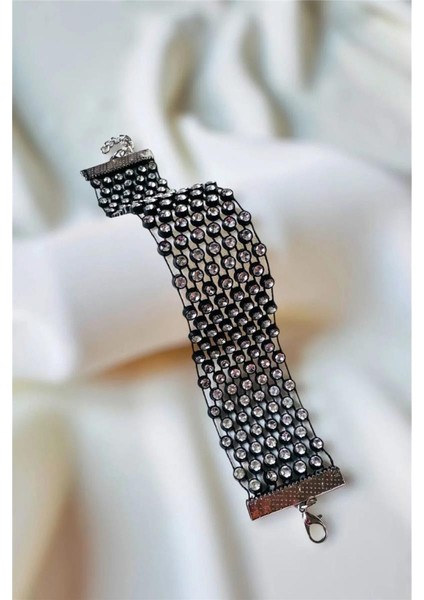 Taşlı Şerit Bileklik