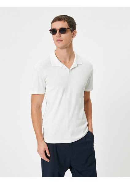 Slim Fit Tişört Polo Yaka Kısa Kollu Pamuklu modelleri