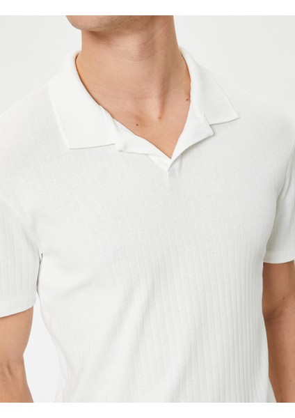 Slim Fit Tişört Polo Yaka Kısa Kollu Pamuklu indirimleri