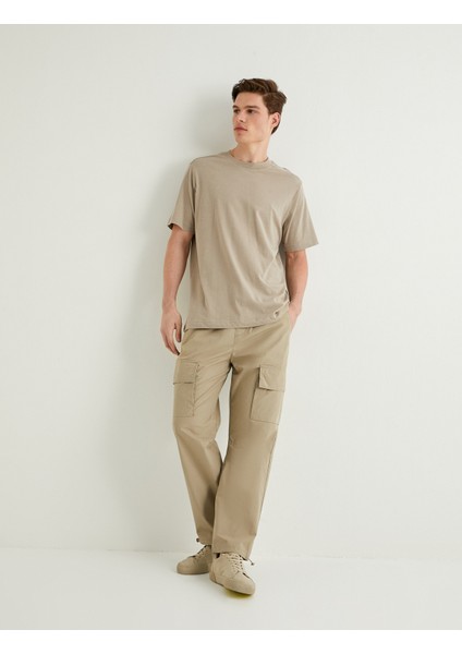 Kargo Paraşüt Pantolon Rahat Kesim Beli Lastikli Cep Detaylı fiyatları