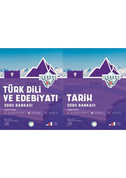 2025 Iceberg 9. Sınıf Türk Dili ve Edebiyatı Soru Bankası - Tarih Soru Bankası