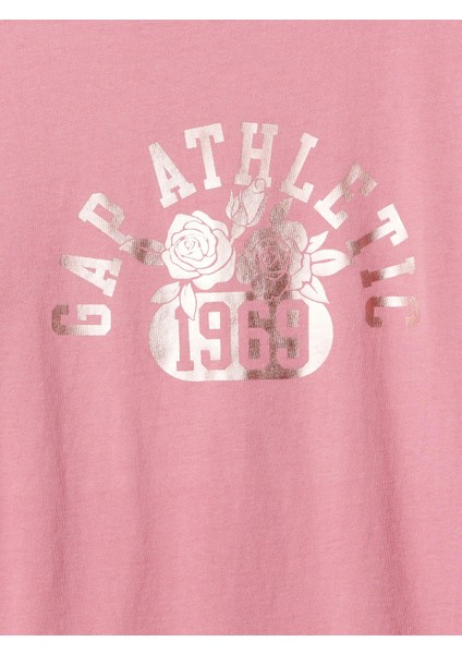 Kız Çocuk Pembe Gap Logo Relaxed T-Shirt modelleri