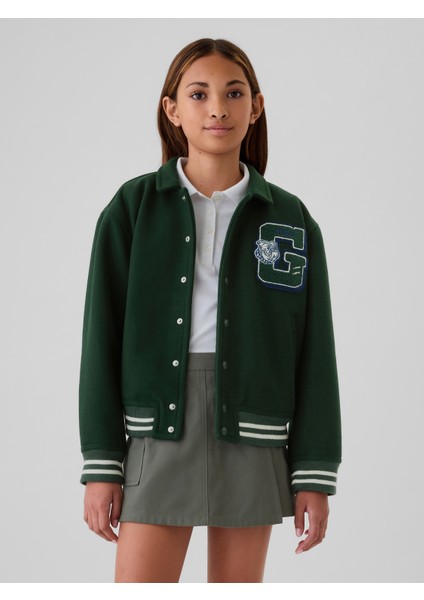 Erkek Çocuk Yeşil Gap Logo Varsity Ceket modelleri