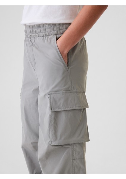 Erkek Çocuk Gri Loose Performance Kargo Pantolon modelleri