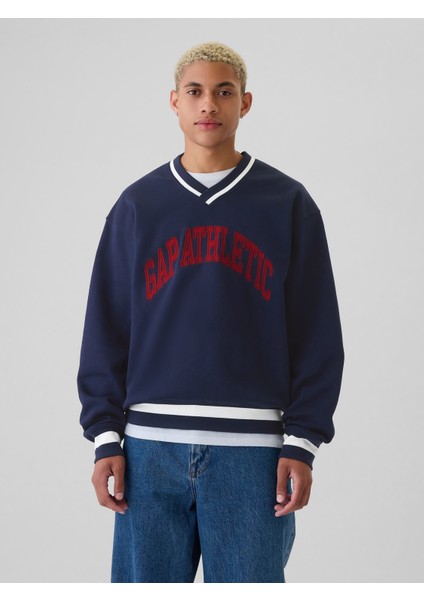 Erkek Lacivert Gap Logo Sweatshirt