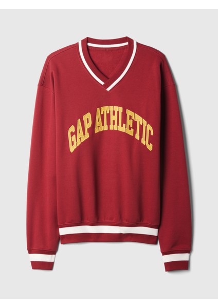 Erkek Kırmızı Gap Logo Sweatshirt