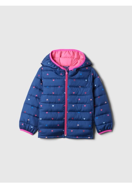 Kız Bebek Mavi Coldcontrol Puffer Şişme Mont