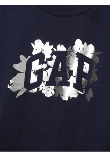 Kız Çocuk Lacivert Gap Logo Relaxed T-Shirt modelleri