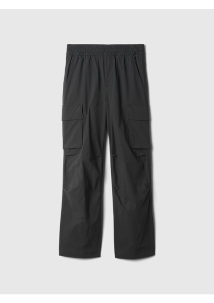 Erkek Çocuk Siyah Loose Performance Kargo Pantolon fiyatları