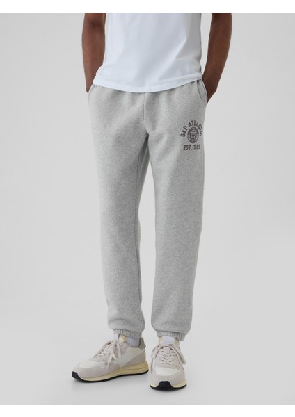 Erkek Gri Vintage Soft Gap Logo Jogger Eşofman Altı