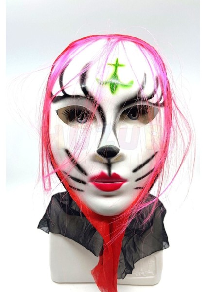 Tekno Trust Halloween Cadılar Bayramı Kedı Kız Maske