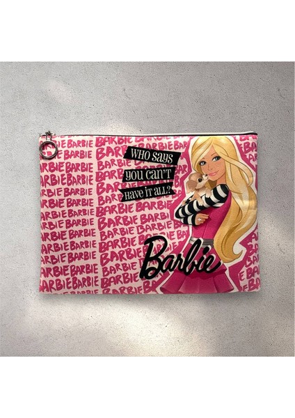 Barbie Pembe Clutch Portföy Çanta modelleri