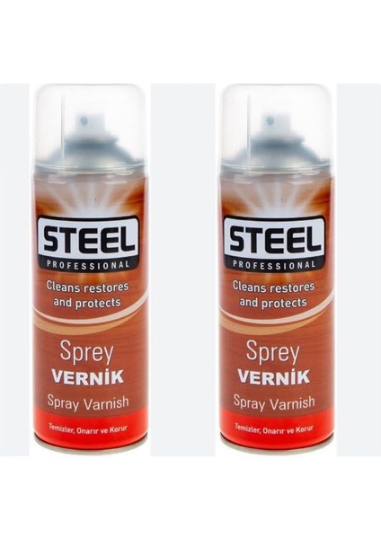 Sprey Vernik -400ML 2 Adet- Onarır Korur Temizler