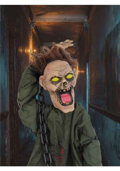 Tekno Trust Cadılar Bayramı Zombi Figürlü Asılabilir Halloween Hareketli Parti Dekoru 120 cm modelleri