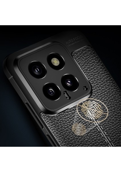 Xiaomi Mi 14 Kılıf Kamera Korumalı Firo Deri Dokulu Silikon fiyatları