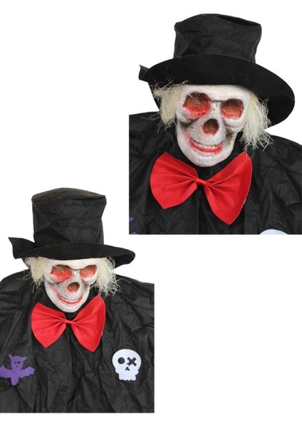 Tekno Trust Cadılar Bayramı Kuru Kafa Papyonlu Hayalet Asılabilir Halloween Parti Dekoru modelleri