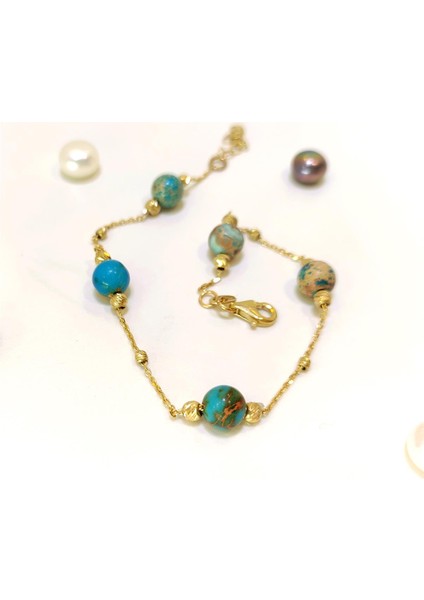 Varasit Taşlı Dorika Toplu Bileklik Künye 14 Ayar Altın Hd Videolu fiyatları