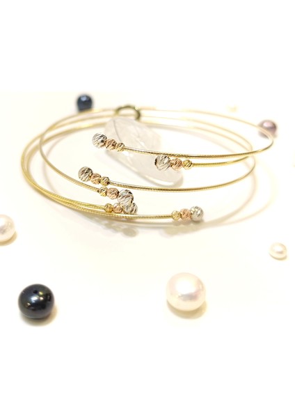 Eşsiz Dorika Toplu Kelepçe Bilezik 14 Ayar Altın Hd Videolu fiyatları