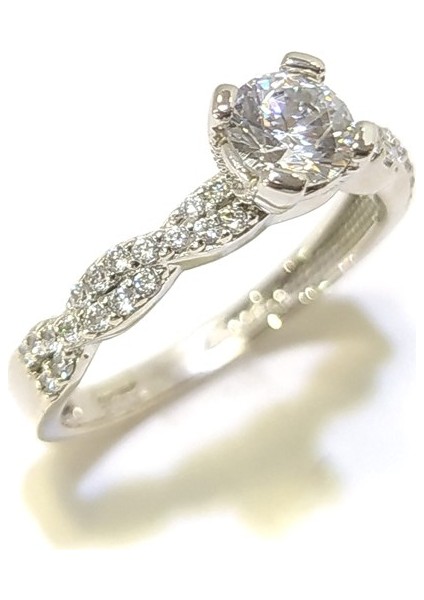 Tek Taş Yüzük 14 Ayar Altın