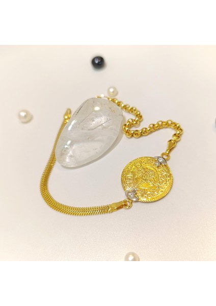 Tuğralı Antik Bileklik Künye 14 Ayar Altın Hd Videolu fiyatları