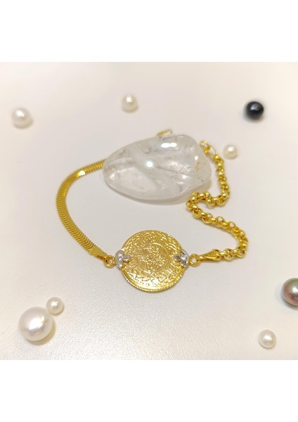 Tuğralı Antik Bileklik Künye 14 Ayar Altın Hd Videolu modelleri