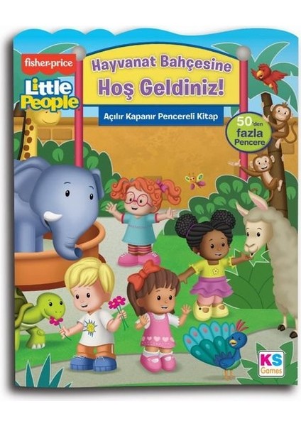 Fisher Prace Little People - Hayvanat Bahçesine Hoşgeldiniz! Açılır Kapanır Pencereli Kitap