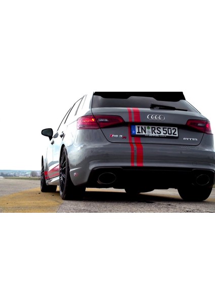 Mtm Bagaj Gri Abs 3m 3D Logo Amblem Audi Ile Uyumlu
