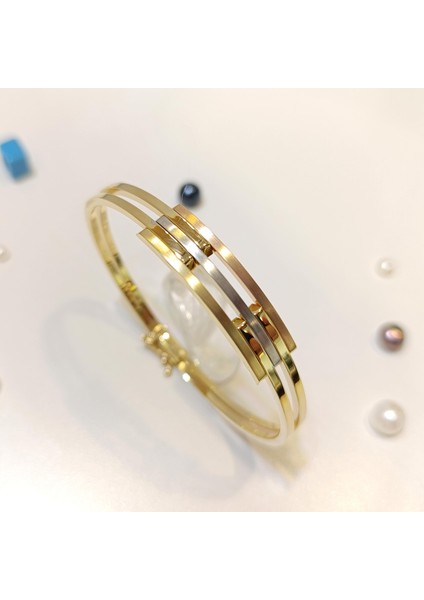 Kaburga Kelepçe Bilezik 14 Ayar Altın Hd Videolu