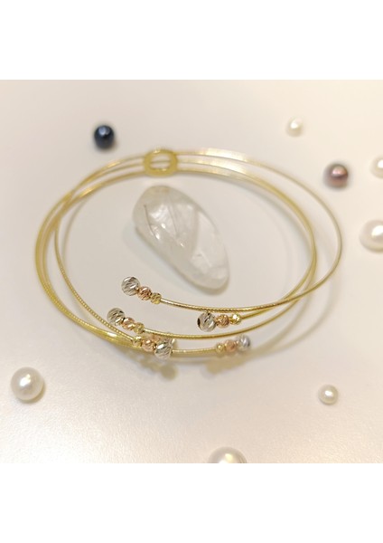 Eşsiz Dorika Toplu Kelepçe Bilezik 14 Ayar Altın Hd Videolu modelleri