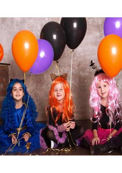 Tekno Trust Cadılar Bayramı Halloween Partisi Flama Yazı LED Işık Balon Zinciri Dekoratif 6 Parça Süsleme Seti indirimleri