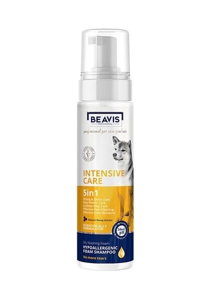 Beavis Intensive Care 5 In 1 Foam Natural Bal Özlü Köpekler Için Köpük Şampuan 200 ml