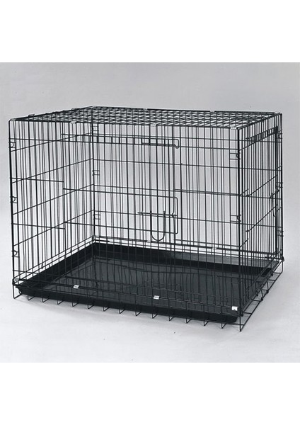 Dayang Geniş Metal Köpek Kafesi Siyah 108X69X77.5 cm