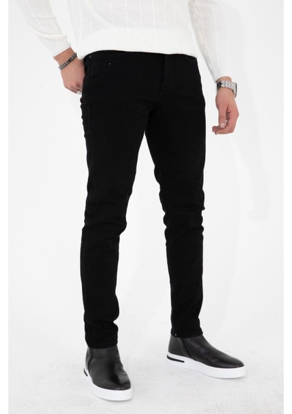 Erkek Siyah Slim Fit Pantolon Hlt HE001937