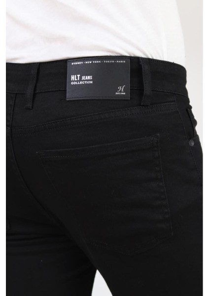 Erkek Siyah Slim Fit Pantolon Hlt HE001937