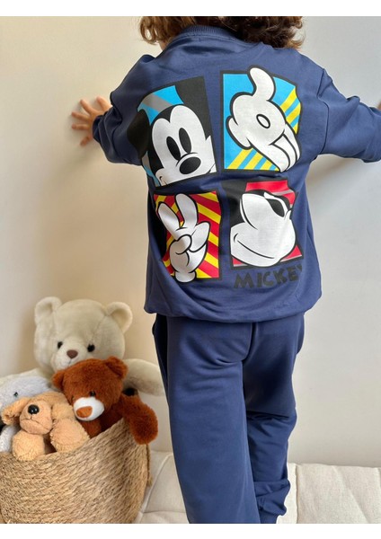 Sacro Kids Mickey Mouse Baskılı Mevsimlik Erkek Çocuk Takım