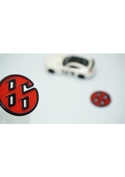 GT86 Çamurluk Kırmızı Siyah Abs Yazı Logo Toyota Ile Uyumlu