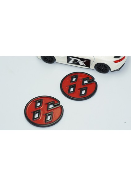 GT86 Çamurluk Kırmızı Siyah Abs Yazı Logo Toyota Ile Uyumlu modelleri