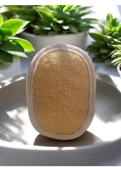 Aslancan Natural Shop Doğal Kabak Lifi Kese Oval